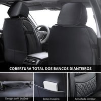 Capas de Bancos Premium | Bancos Dianteiros e Traseiros + Cabeceiras