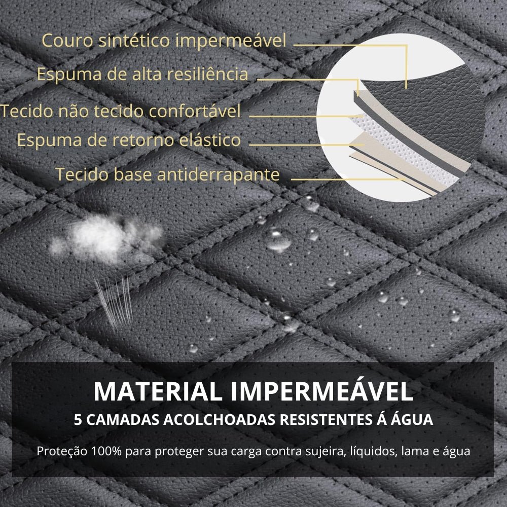 Capas de Bancos Premium | Bancos Dianteiros e Traseiros + Cabeceiras